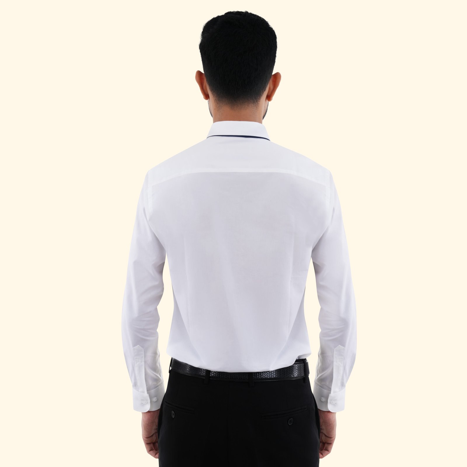 full-sleeve shirt, crafted from premium Fine Cotton fabric. 