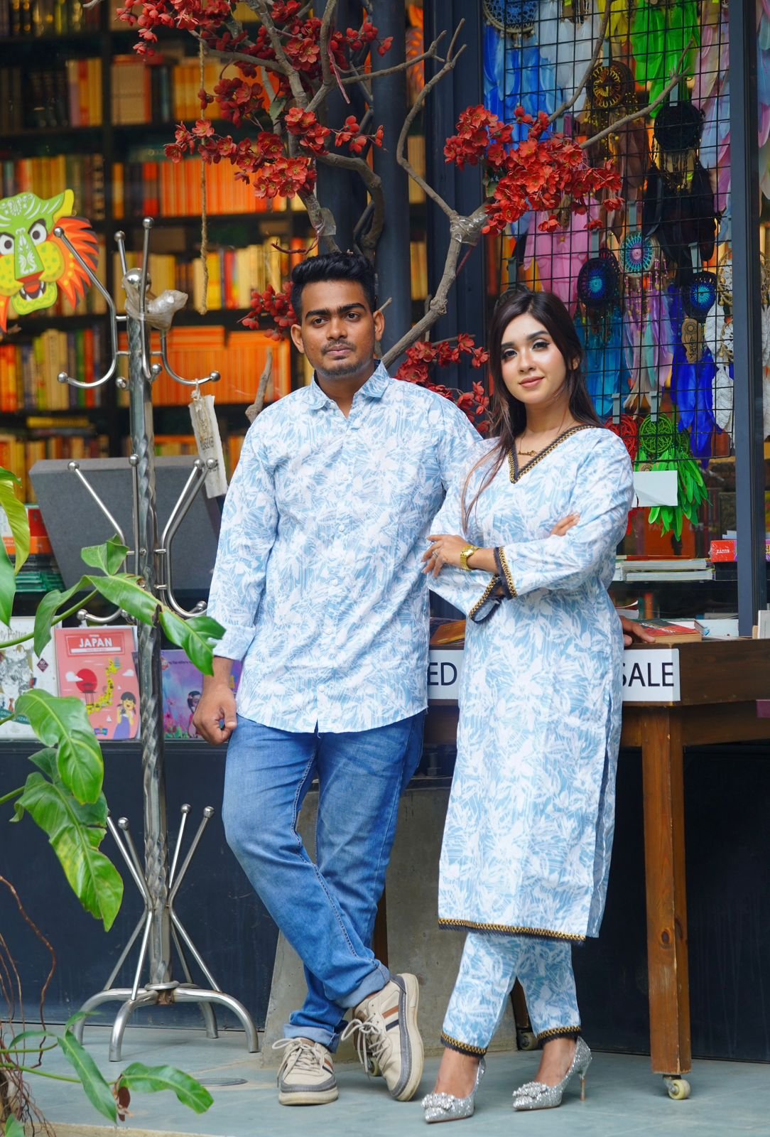 Shirt Three Piece Couple Set