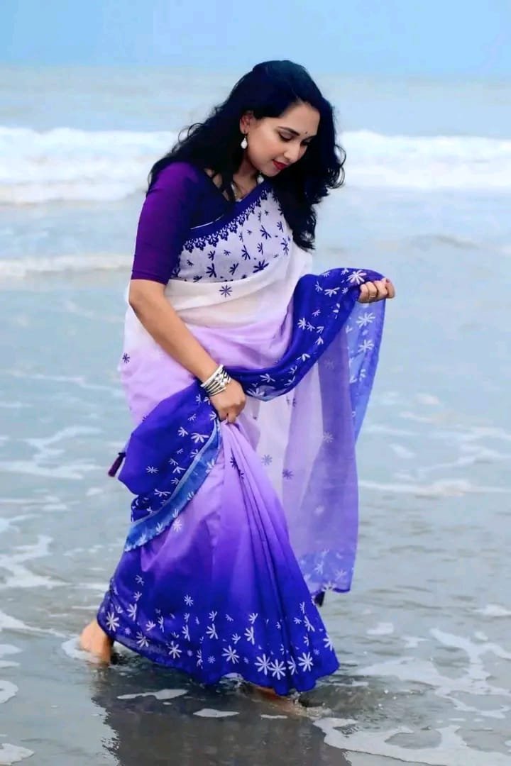 Chanderi silk sharee