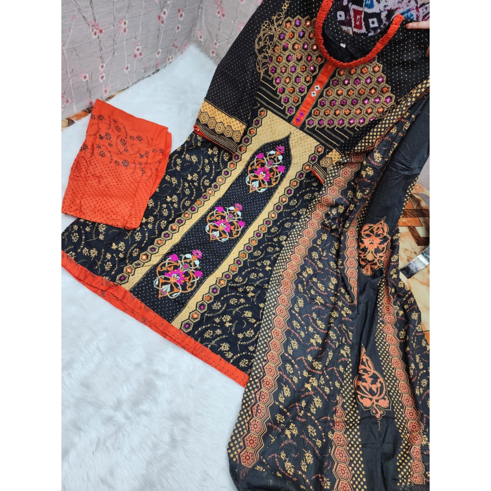 Slap Cotton Three Piece