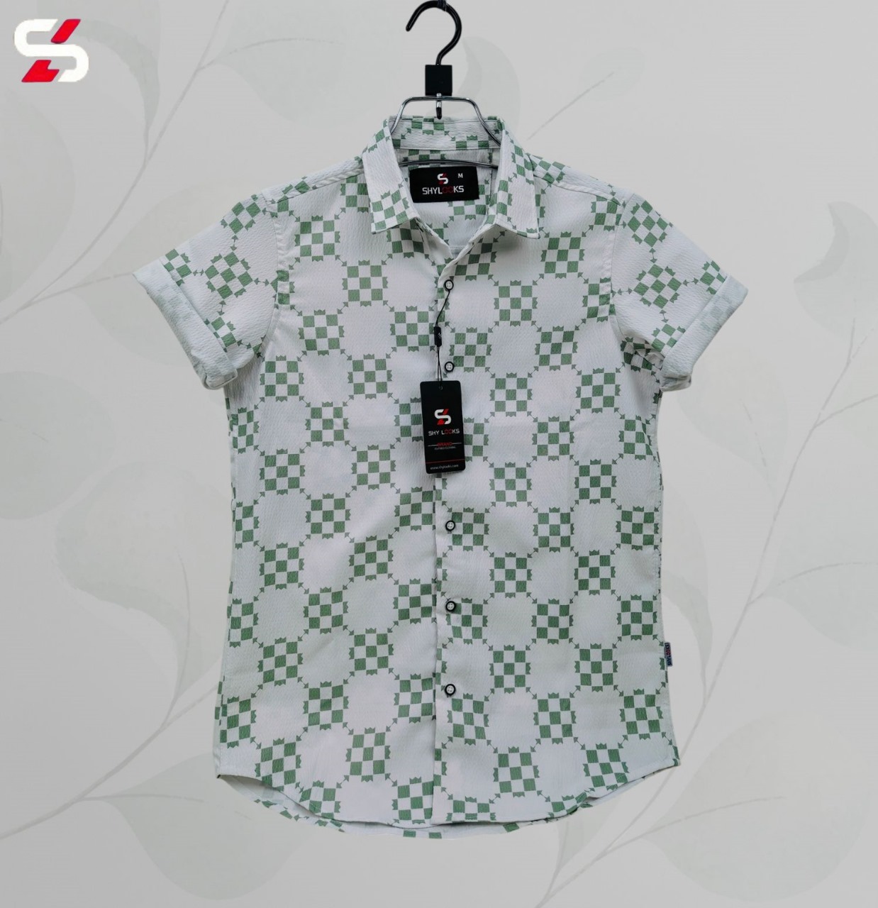 Luxury Popcorn Half Sleeve Print Shirt- Shy Looks  