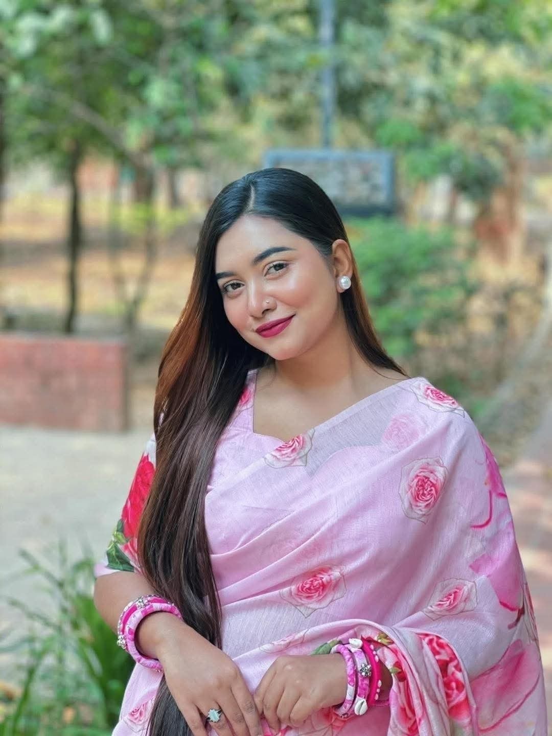 Digital print sharee