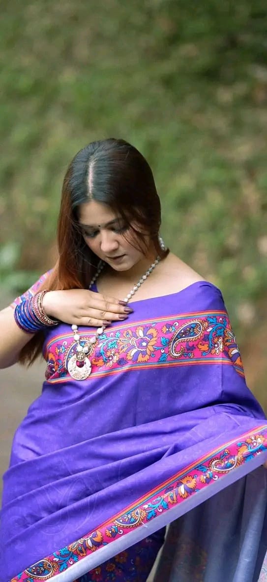 Mayalota digital print sharee