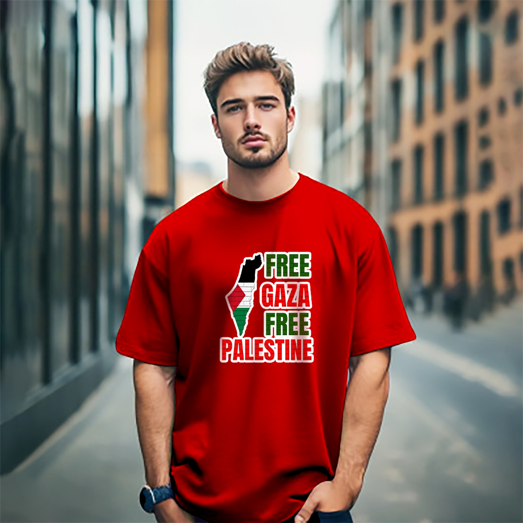 Save GAZA Cotton T-shirt