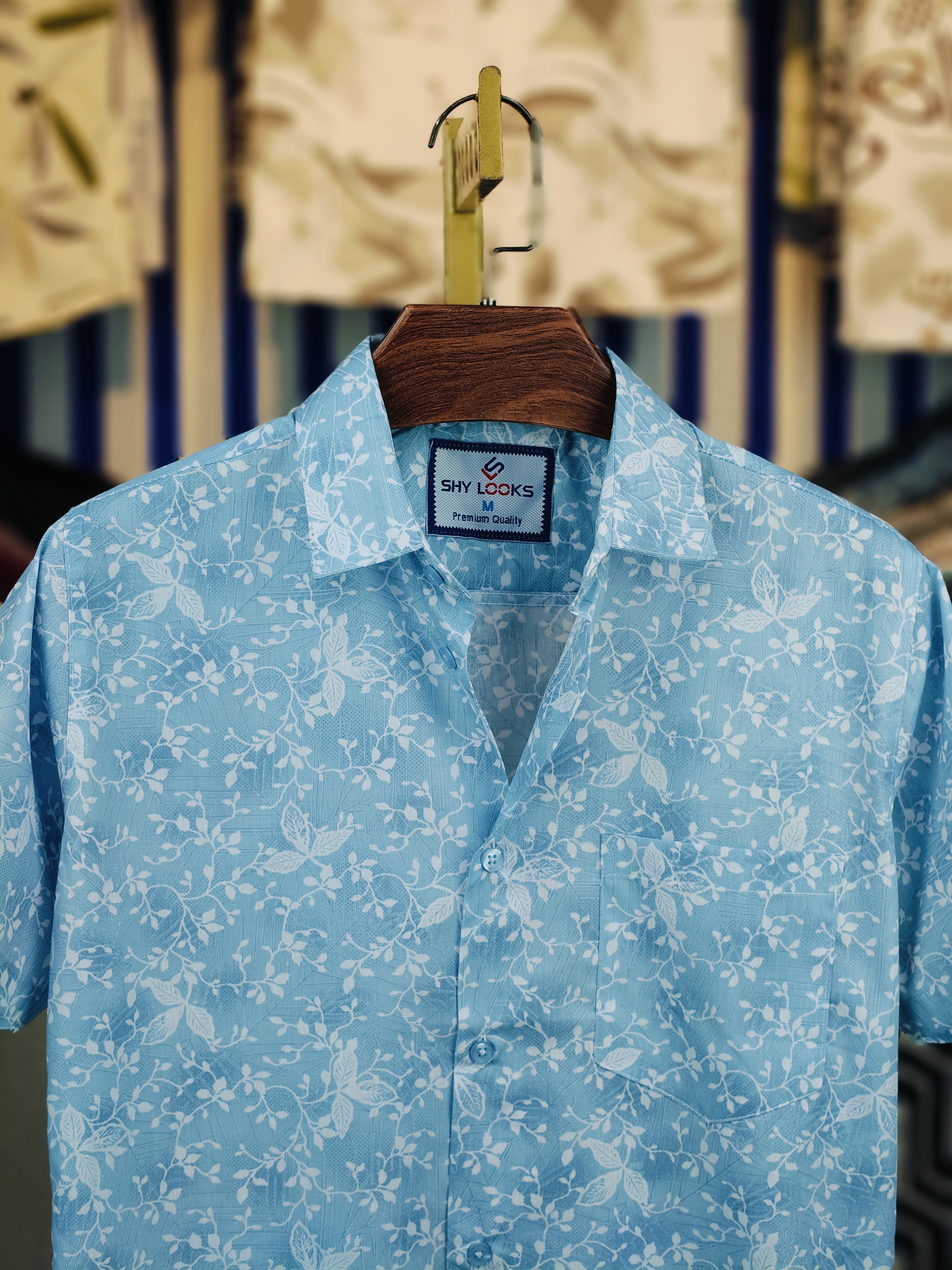 Shy Looks Pure Cotton Half Sleeve Printed Shirt