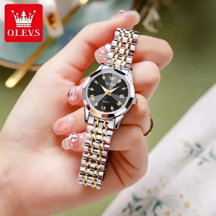 OLEVS Watch for Women Branded Stainless steel Elegant Luminous Ladies Watches 9931 Silver Royal