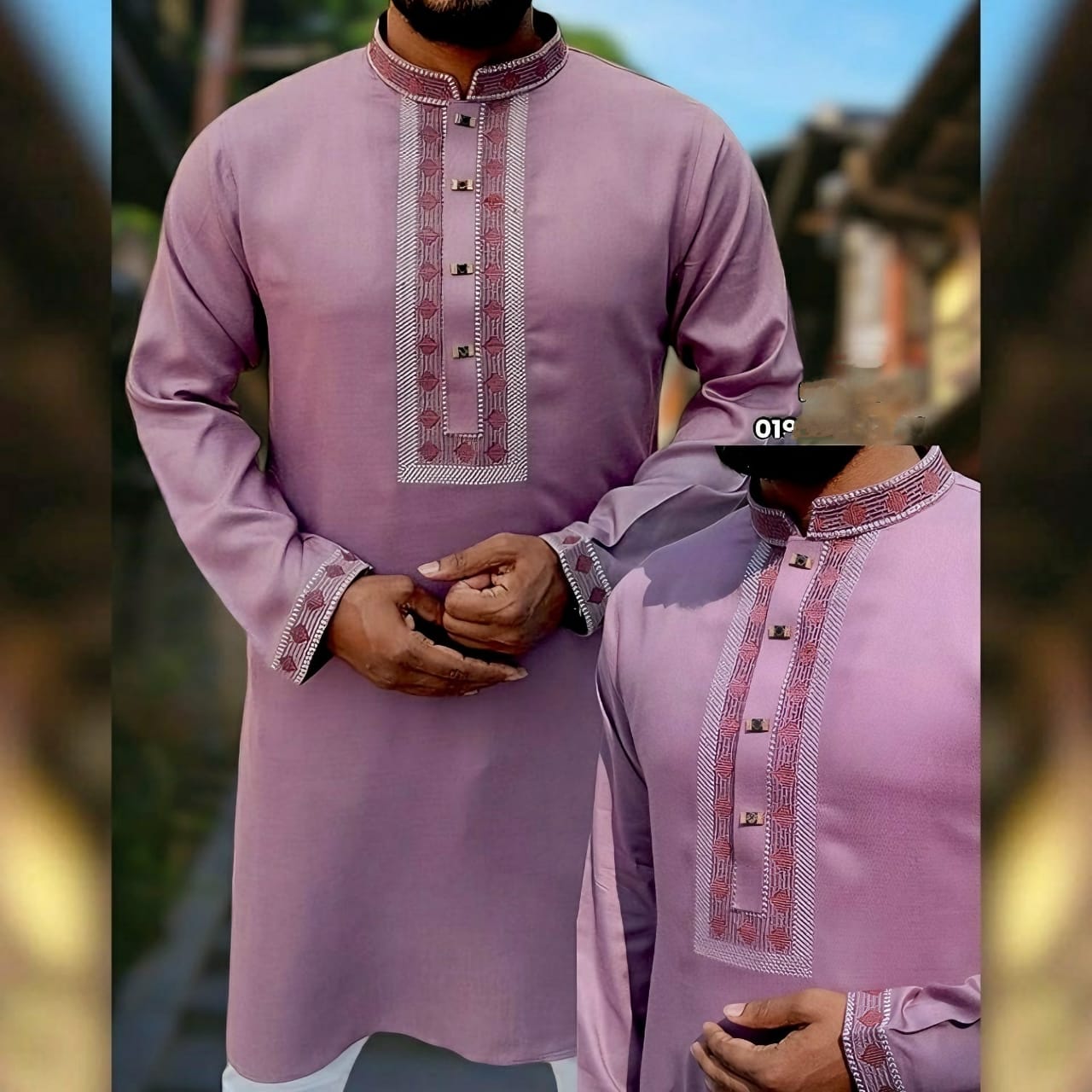 Soft Cotton Embroidery Panjabi