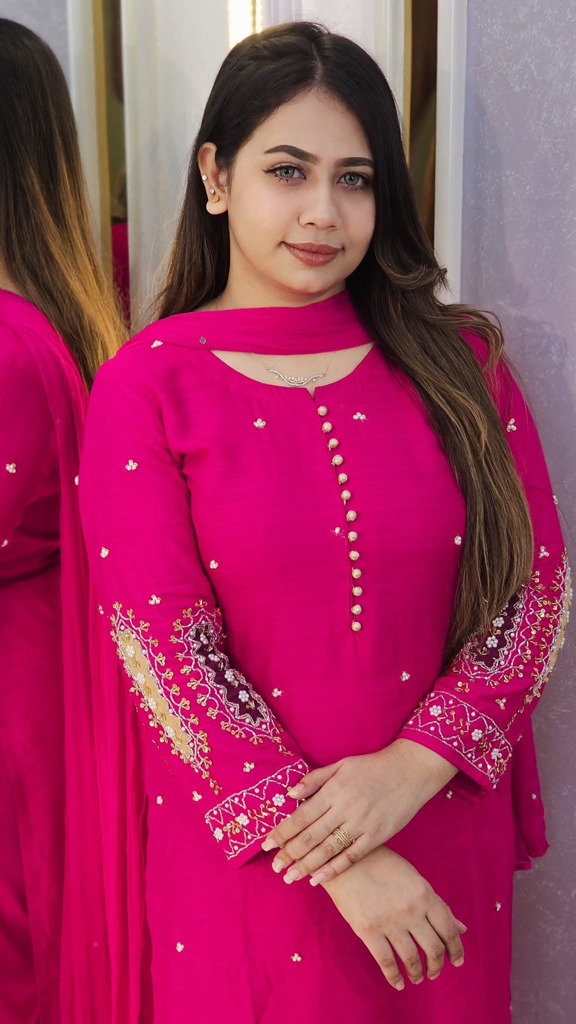 Embroidery Three Piece