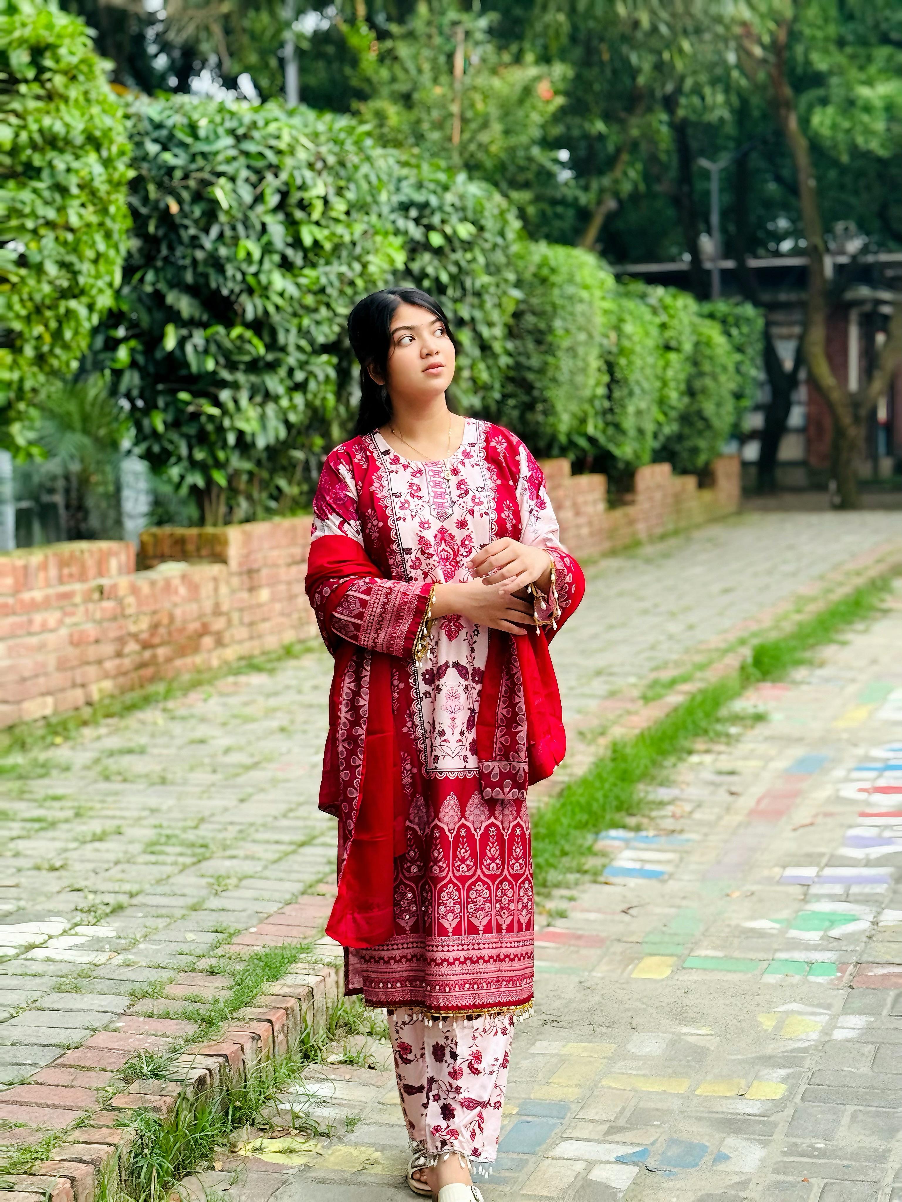 Dubai Silk Three Piece