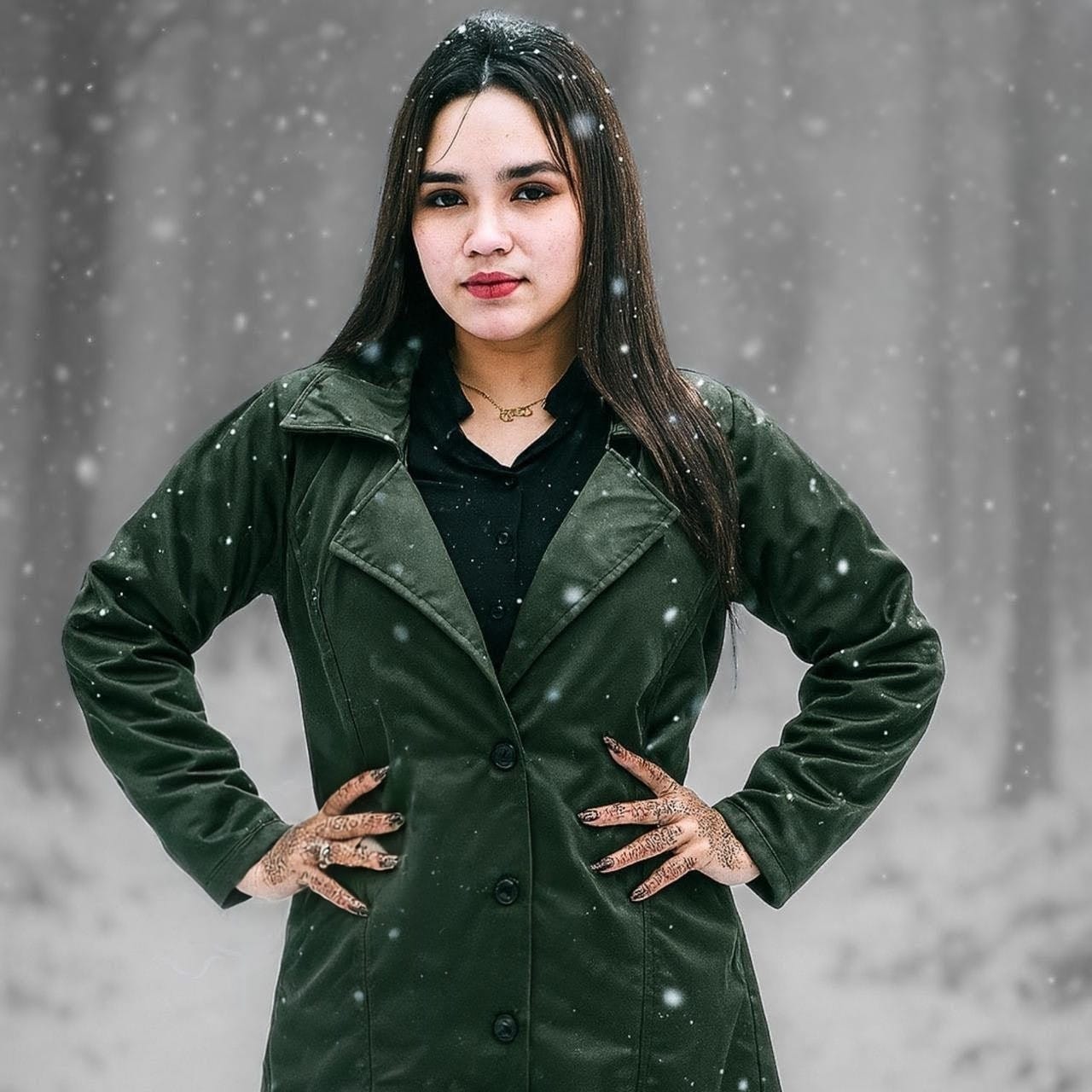 Stylish Ladies Overcoat