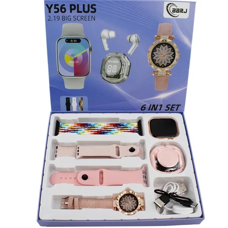 Y56 Plus Smartwatch Combo 
