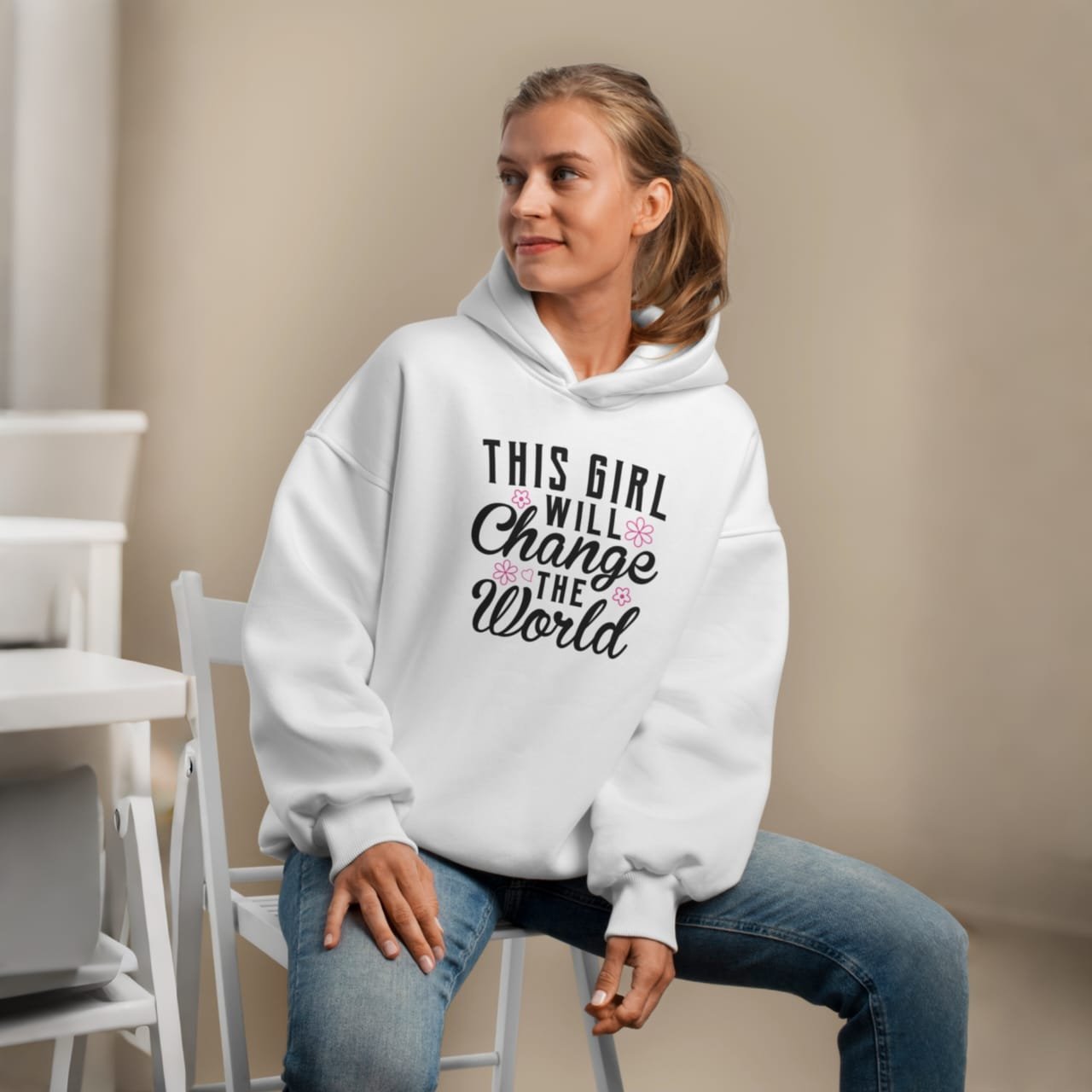 Premium Comfortable Stylish  Ladies winter hoodie