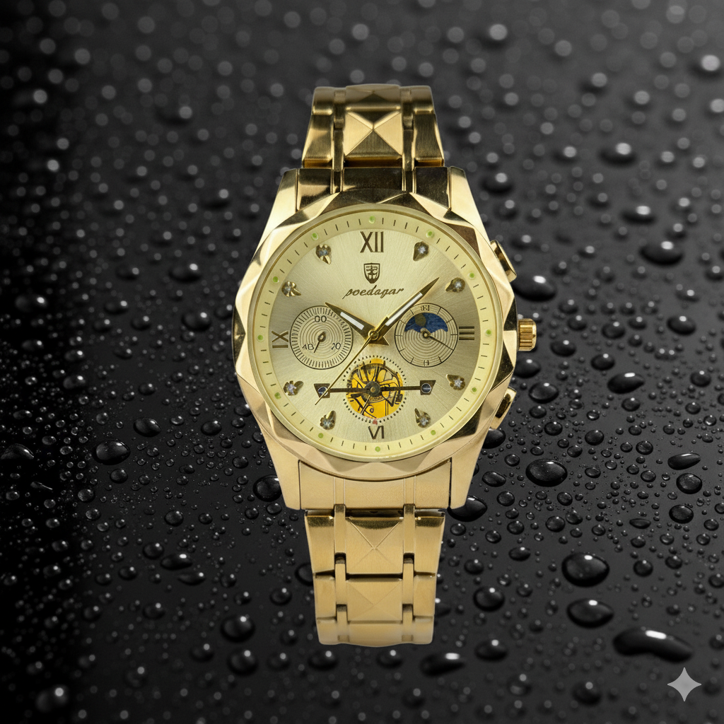 POEDAGAR 996 Luxury Man Luminous Chronograph Watch